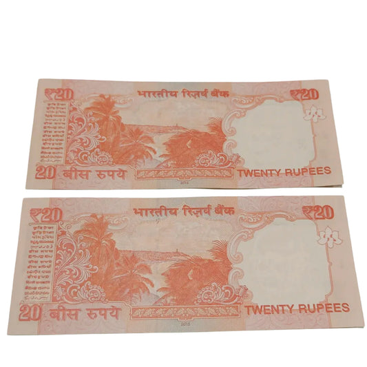 Rs 20 gandhi issue fancy no all 999999/1000000 same prefix 42 H - Collection Bazzar
