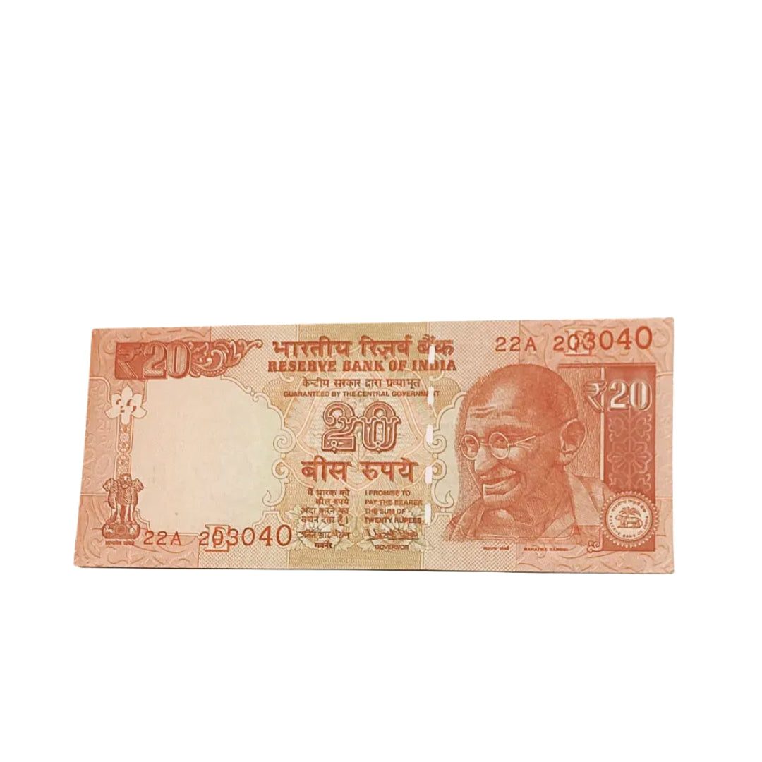 Rs 20 note 203040 step ladder governor urjit patel rare collectible - Collection Bazzar