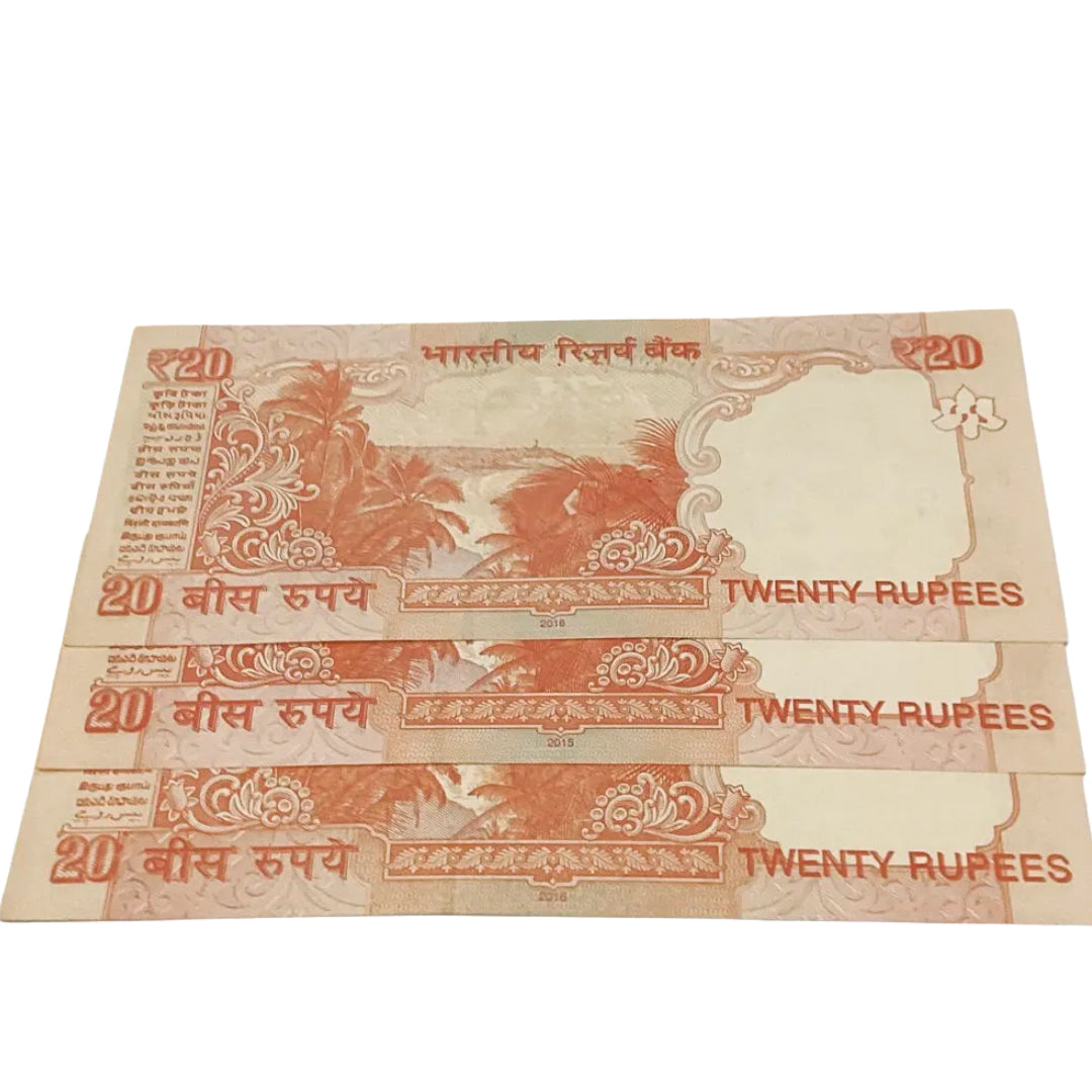 Rs 20 old shalimar 000064 lower number rare collectible - Collection Bazzar