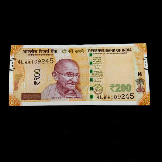 Rs 200 Note Star Serial 109245 Limited Time Offer Grab It Year 2025 - Collection Bazzar