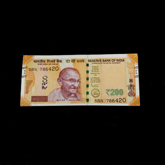 Rs 200 Note Unique Number 786420 Holy and Chor Number - Collection Bazzar