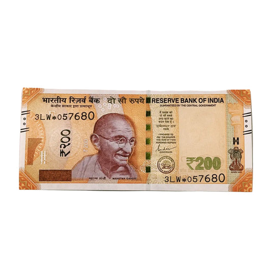 Rs 200 Star Note 057680 fancy New Series  Collectible - Collection Bazzar