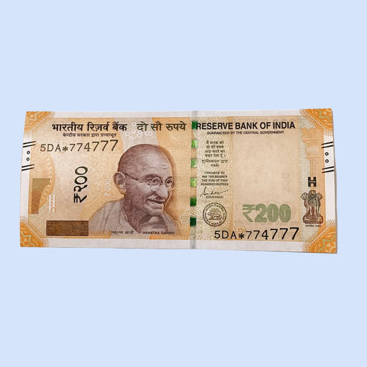Rs 200 Star Note 5DA*774777 F