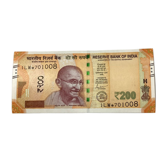 Rs 200 Star Note 701008 fancy New Series  Collectible - Collection Bazzar