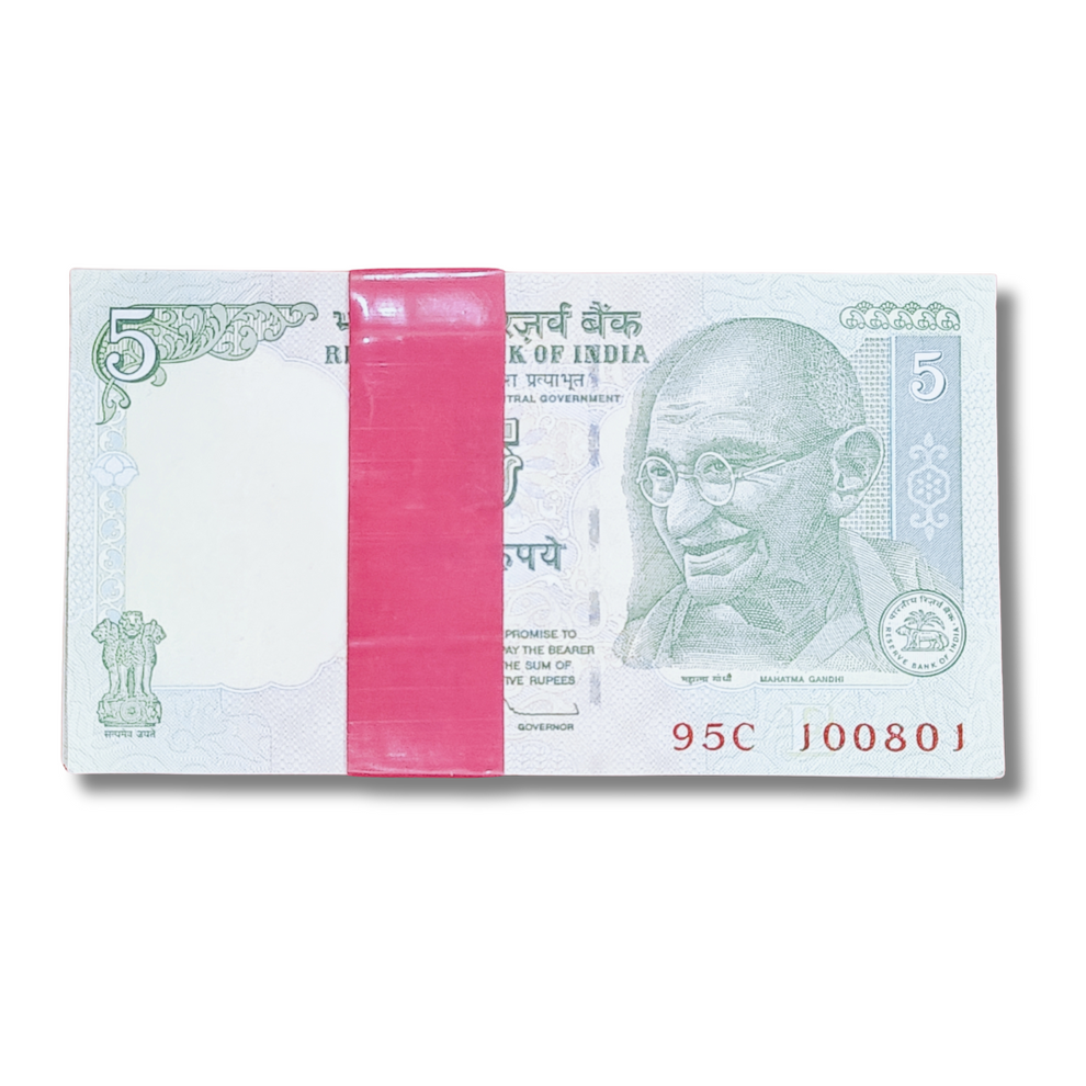 Rs 5 Birthday Serial 100801 Packet 10 Aug 2001 - Collection Bazzar