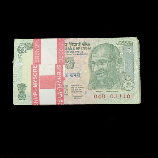 Rs 5 Birthday Anniversary Notes Serial 131101  13 nov - Collection Bazzar