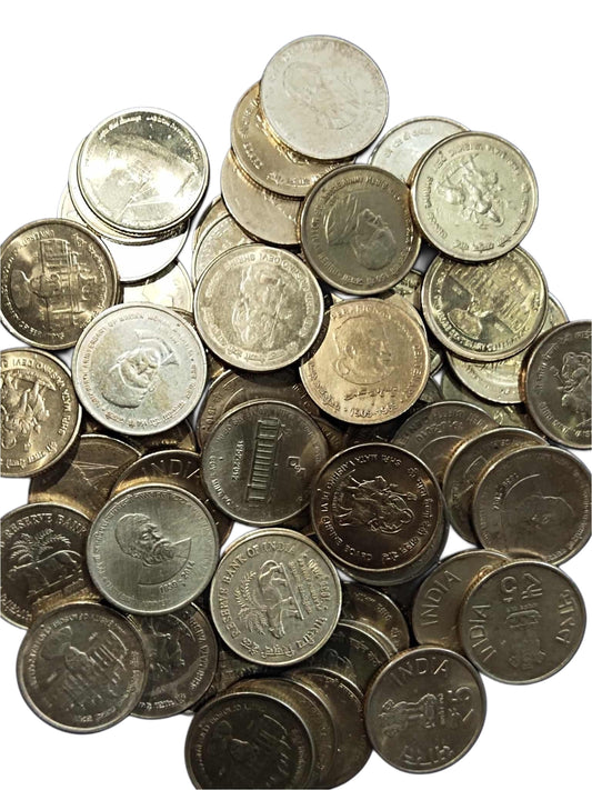 5 Rupees Nickel Brass 