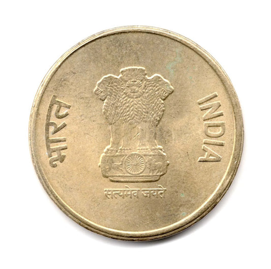 Rs 5 Coin Year 2024 Azadi Ka Amrit Mahotsav Rare collectible - Collection Bazzar