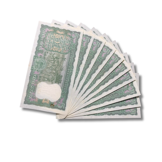 Rs 5 Diamond Issue 10 Note Governor L K Jha Rare Collectible - Collection Bazzar