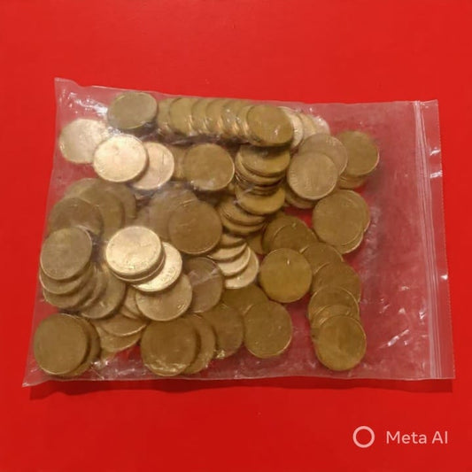 Rs 5 Jawahar Lal Nehru Coin pouch 100 Qty Collectible - Collection Bazzar