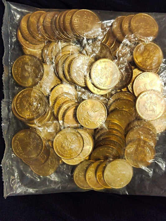 5 Rupees Commerative RBI Sealed Mint Pack Mata Vaishno Devi Scare Noida Mint Gem UNC Chocolate - Collection Bazzar