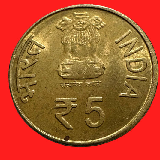 Rs 5 Mother Teresa Birth Centenary Coin 1910-2010 Commemorative Collectible - Collection Bazzar