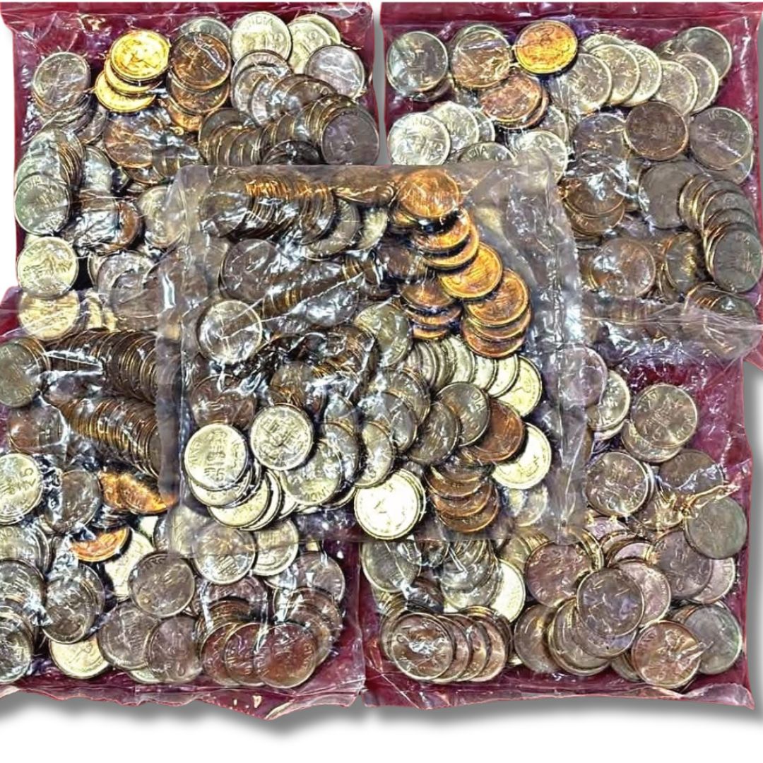 Rs 5 Mysore University Rbi Sealed Pack Pouch 500 Pieces Excellent Condition