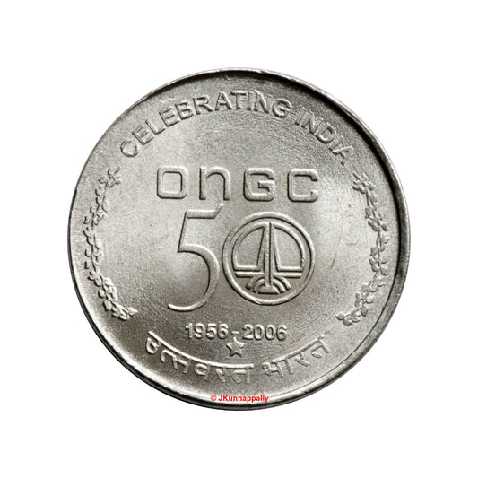 Rs 5 Coin ONGC Celebrating India Commemorative Coin | Rare Collectible - Collection Bazzar