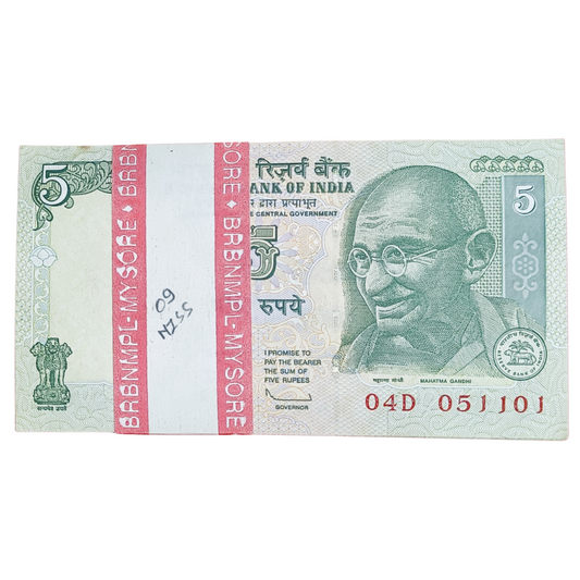 Rs 5 Tractor Birthday and Anniversary Date 051101 unc condition - Collection Bazzar
