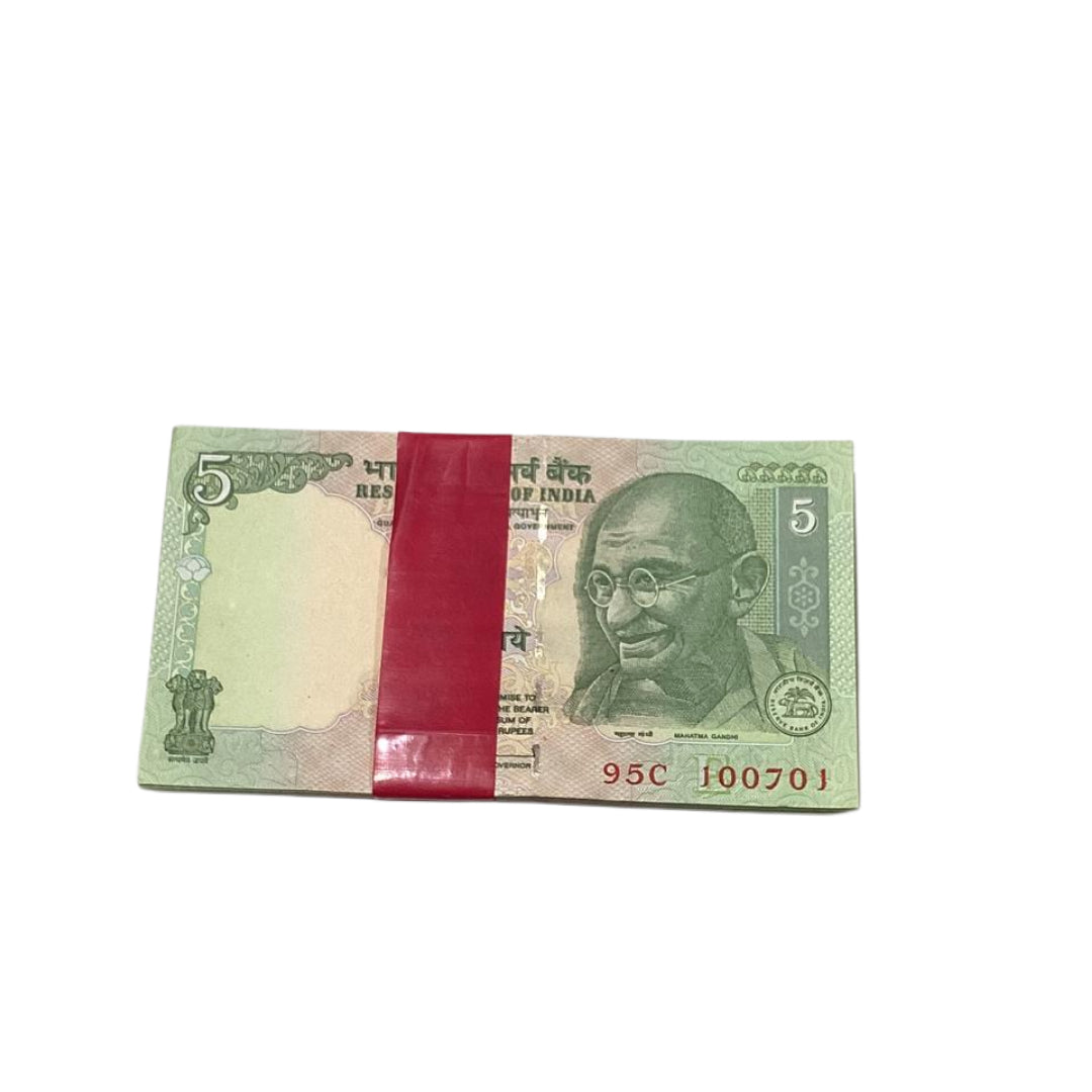 Rs 5 birthday packet 100701 governor subbarao rare collectible - Collection Bazzar
