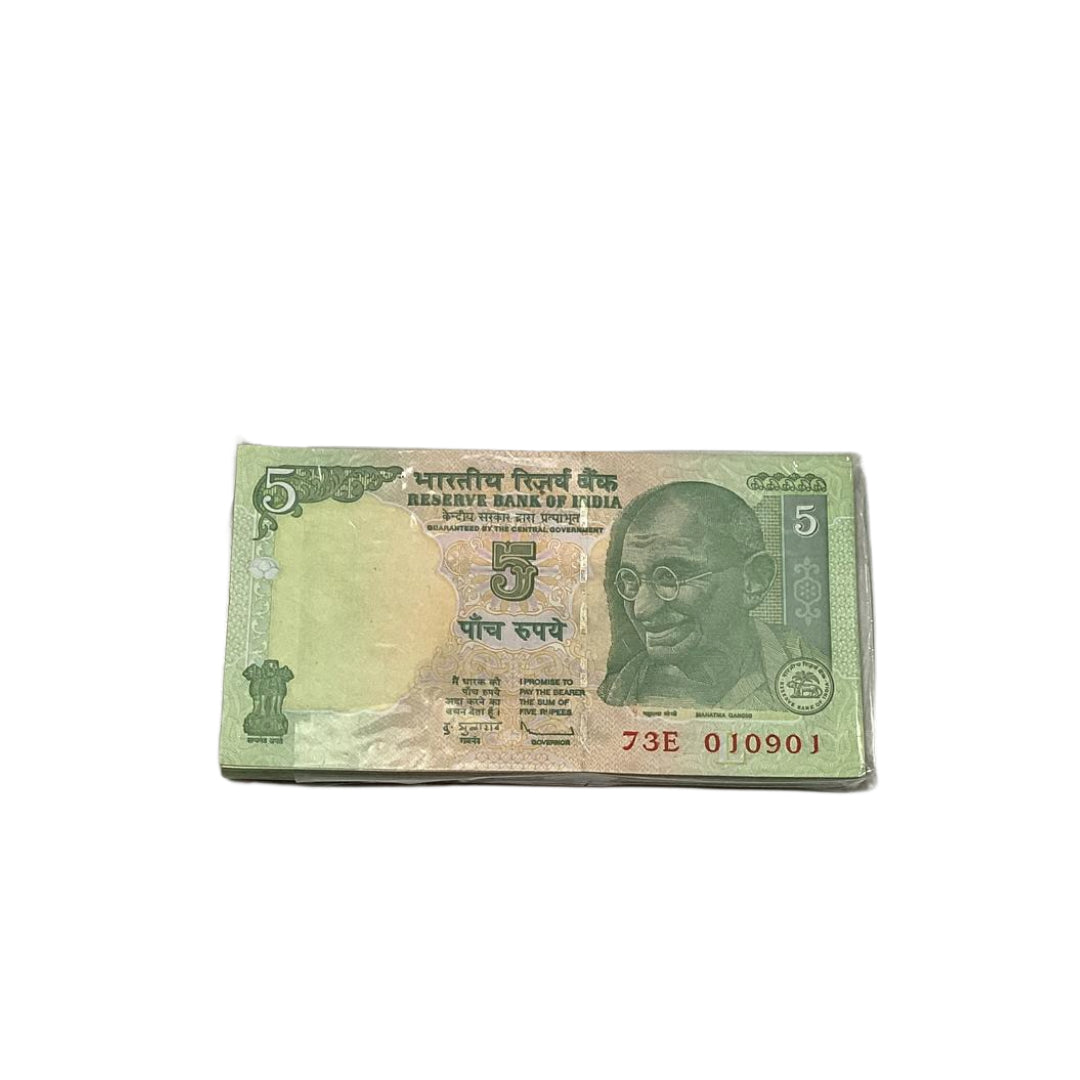 Rs 5 birthday packet 010901 governor subbarao rare collectible - Collection Bazzar