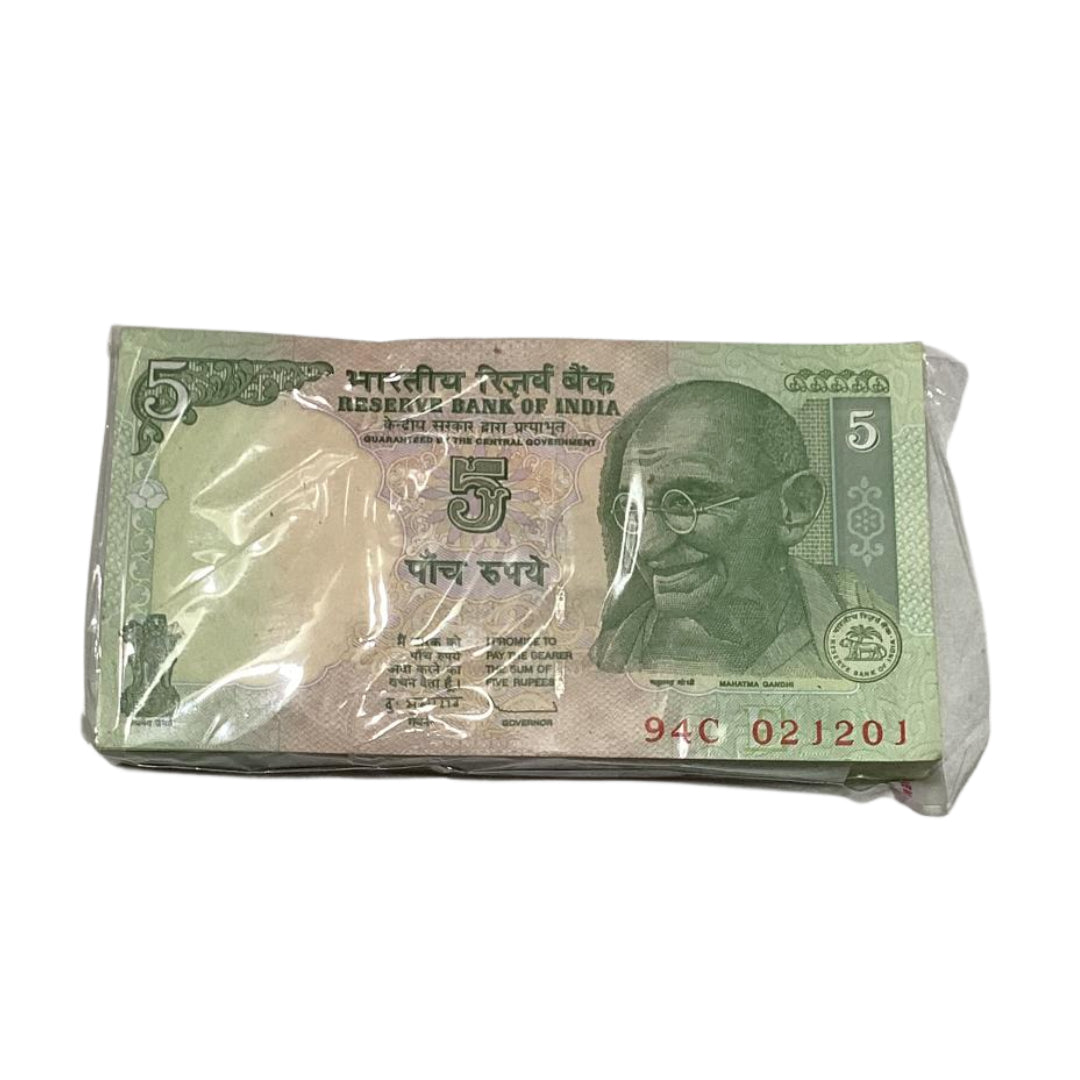 Rs 5 birthday packet 021201 governor subbarao rare collectible - Collection Bazzar