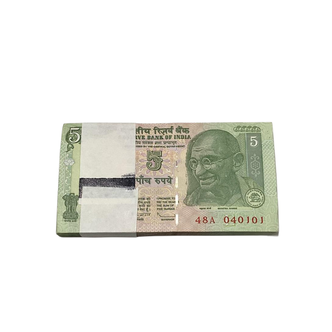 Rs 5 birthday packet 040101 governor subbarao rare collectible - Collection Bazzar