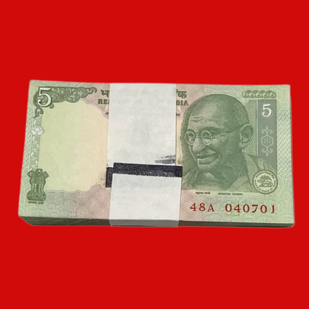Rs 5 birthday packet 040701 governor subbarao rare collectible - Collection Bazzar