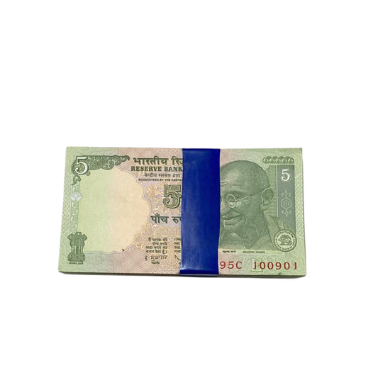 Rs 5 birthday packet 100901 governor subbarao rare collectible - Collection Bazzar