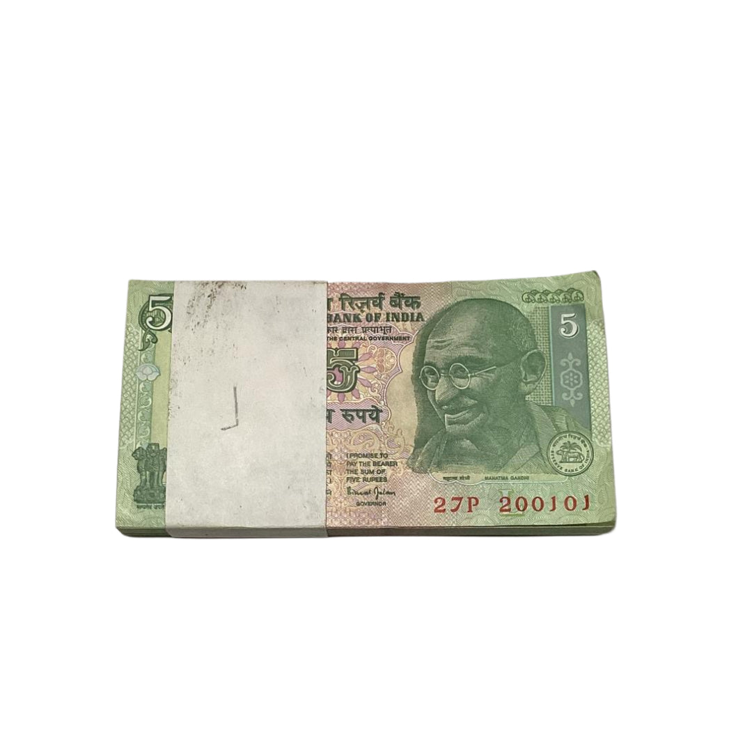 Rs 5 birthday packet 200101 governor bimal jalan rare collectible - Collection Bazzar