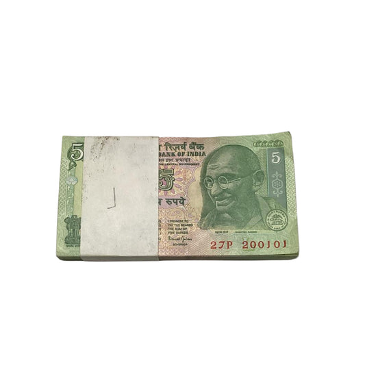 Rs 5 birthday packet 200101 governor bimal jalan rare collectible - Collection Bazzar