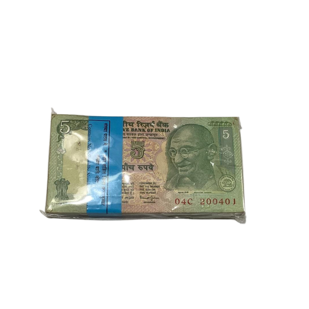 Rs 5 birthday packet 200401 governor bimal jalan  rare collectible - Collection Bazzar