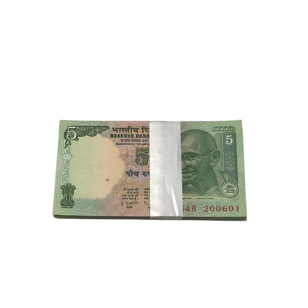 Rs 5 birthday packet 200601 governor subbarao rare collectible - Collection Bazzar