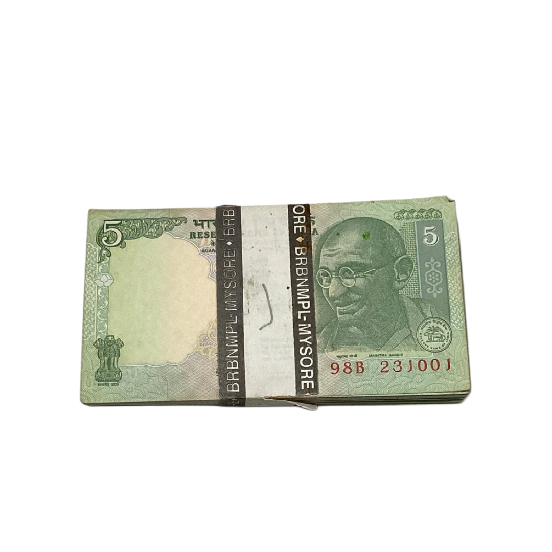 Rs 5 birthday packet 231001 governor subbarao rare collectible - Collection Bazzar
