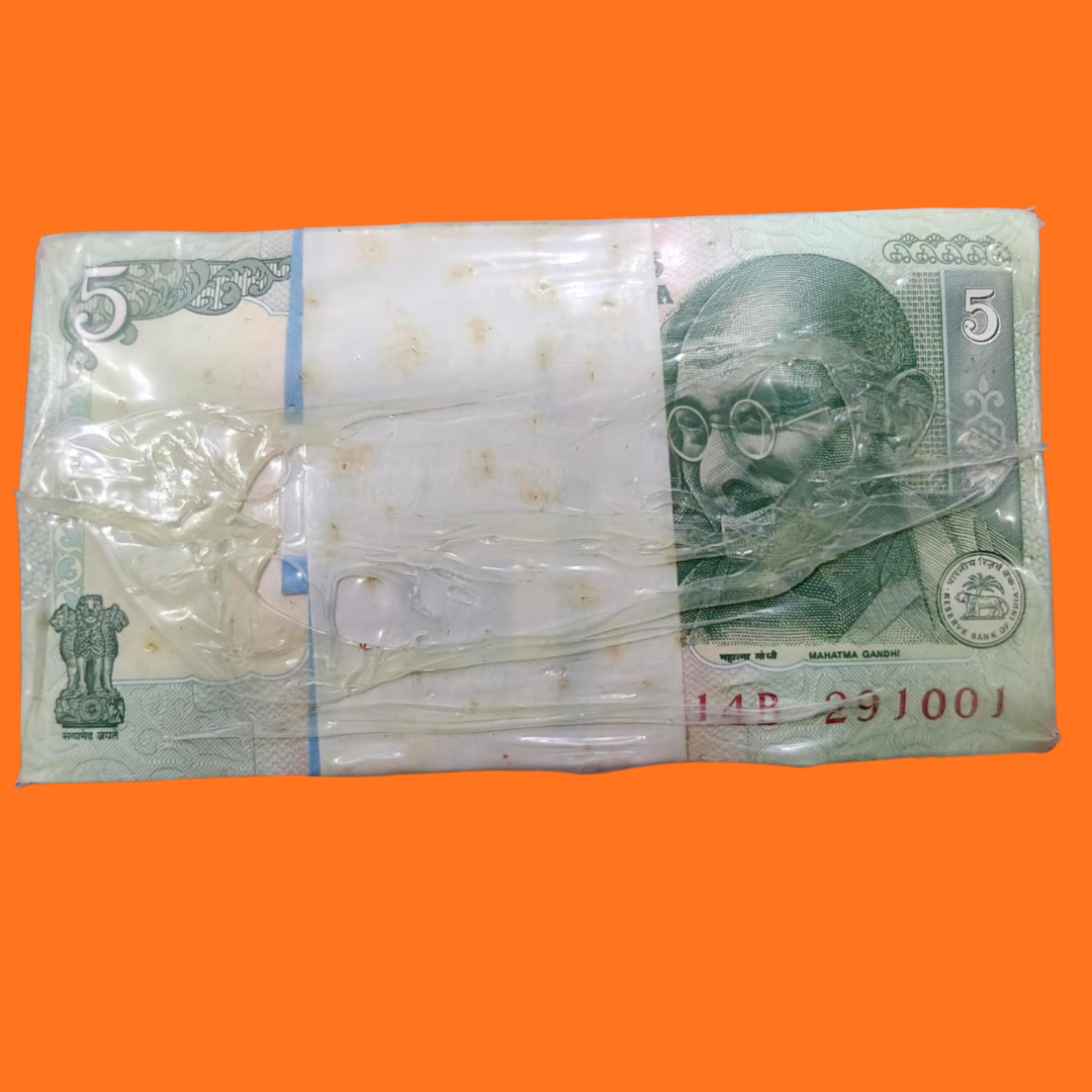 Rs 5 gandhi issue serial birthday date ream 14B 291001 Unknown Gov - Collection Bazzar