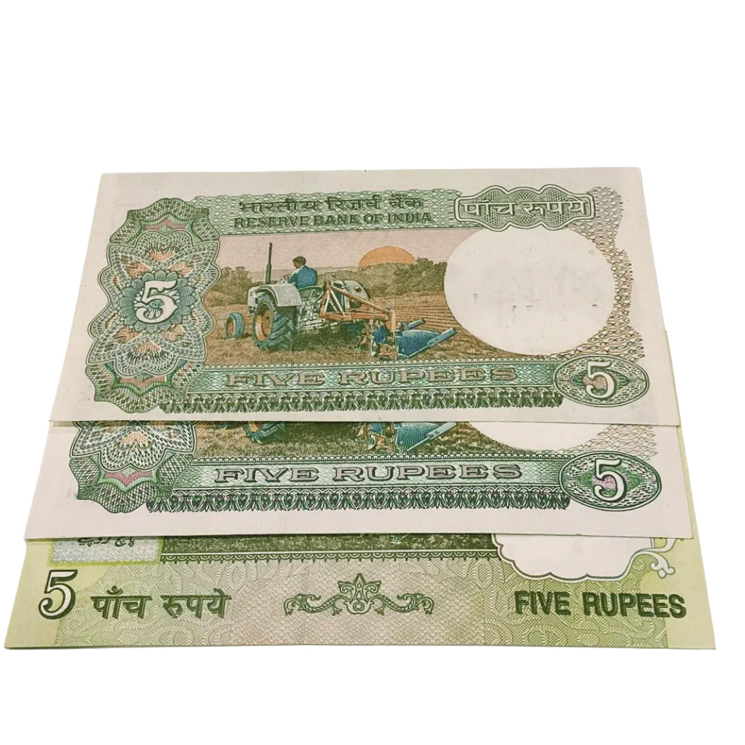 Rs 5 old 000064 lower number different governor rare collectible - Collection Bazzar