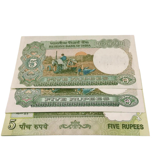 Rs 5 old 000064 lower number different governor rare collectible - Collection Bazzar