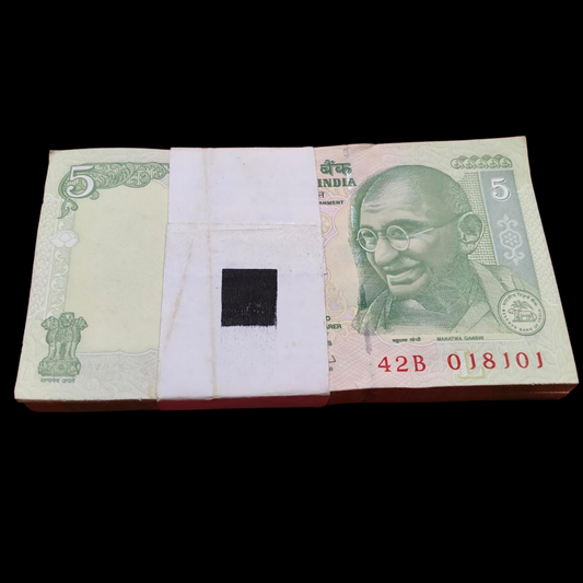 Rs 5 old Birthday serial packet 42B 018101(18 Jan) rare & collectible - Collection Bazzar