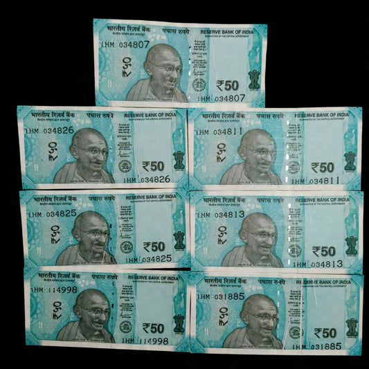 Rs 50 Error or Misprint Notes Border Error Mega Offer Grab It! - Collection Bazzar