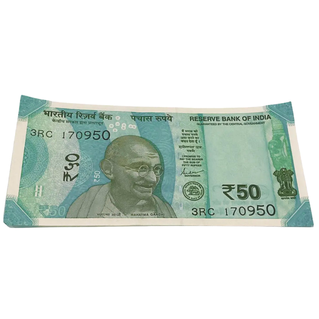 Rs 50 new birthday and annicversary date 170950 collectible item - Collection Bazzar