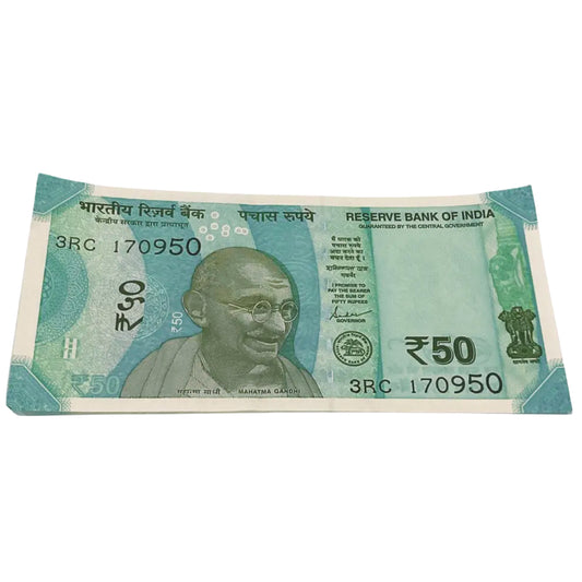 Rs 50 new birthday and annicversary date 170950 collectible item - Collection Bazzar