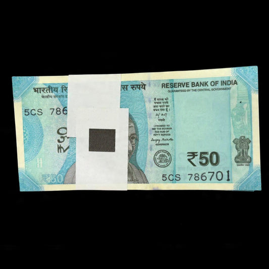 Rs 50 New Packet Serial 5CS 786701 Bismillah Holy Number Doubling Included - Collection Bazzar