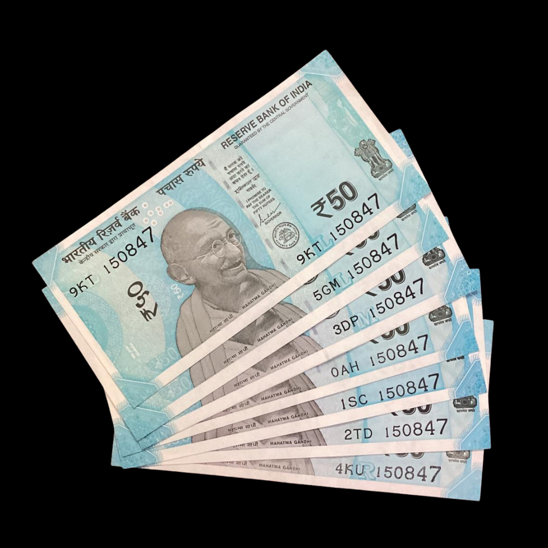 Rs 50 Note Independence Day Patriotic Date 150847 Each Note Price - Collection Bazzar