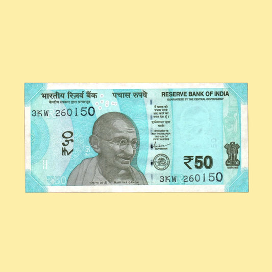 Rs 50 Note Serial 260150 India's historic Republic Day