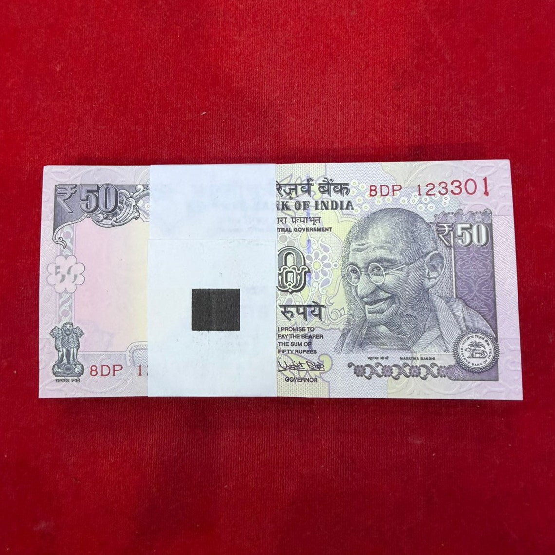 Rs 50 Old Packet Parlimentary Issue Packet Urjit Patel Rare - Collection Bazzar