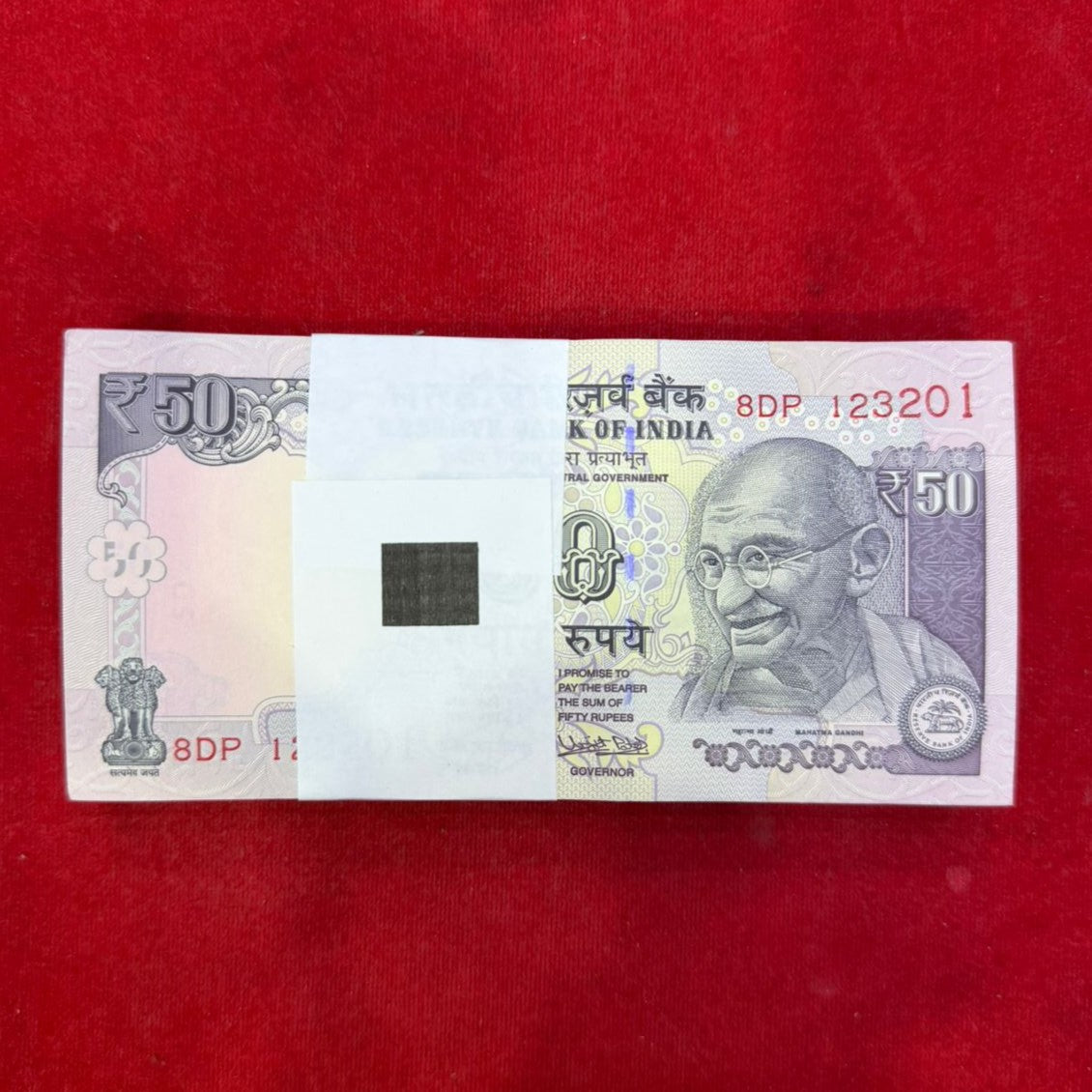 Rs 50 Old Packet Parlimentary Issue Packet Urjit Patel Rare Item - Collection Bazzar