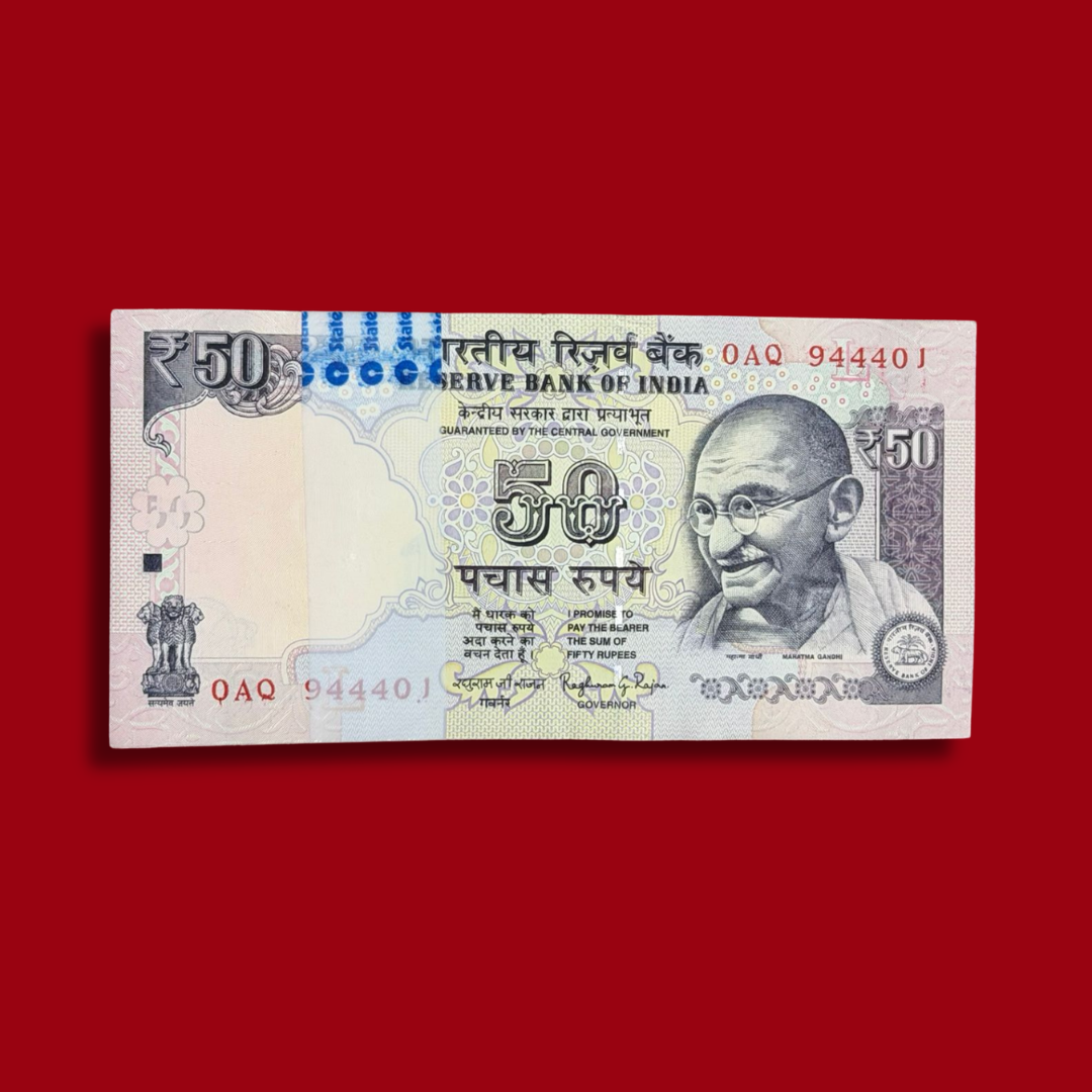 Rs 50 Packet 944401 Serial Include Solid Number X44444 - Collection Bazzar