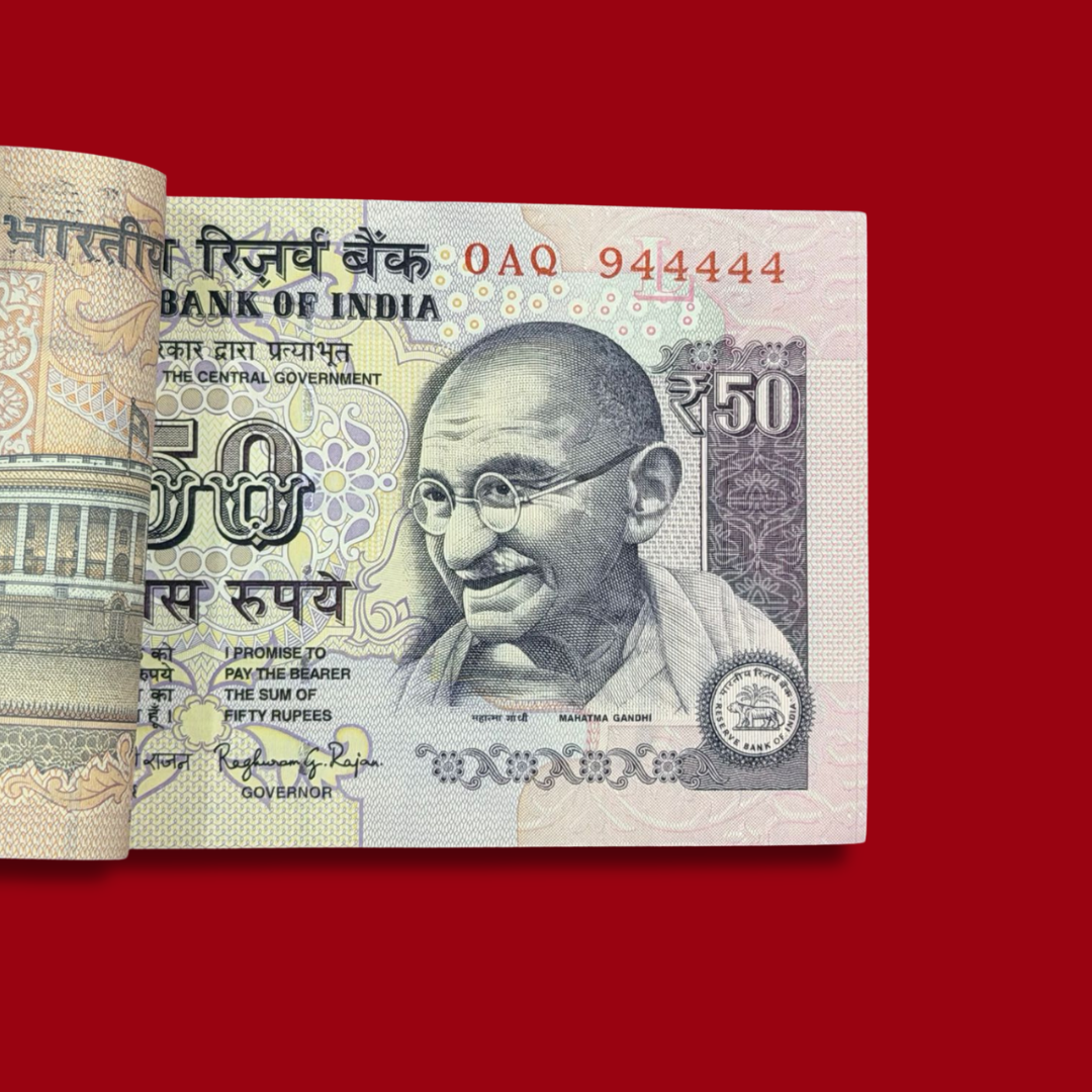 Rs 50 Packet 944401 Serial Include Solid Number X44444 - Collection Bazzar