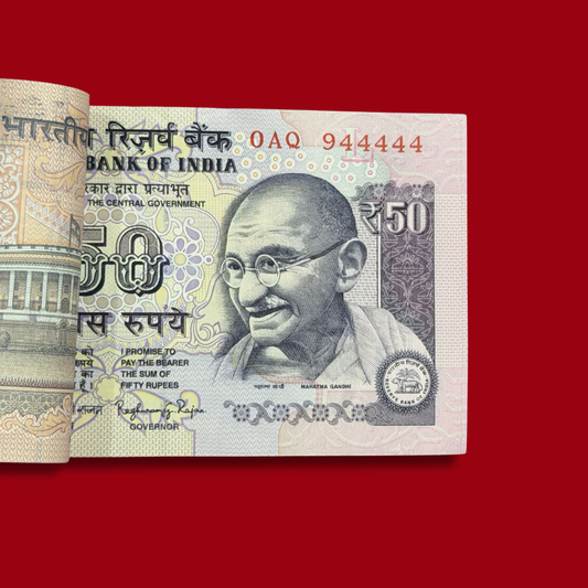 Rs 50 Packet 944401 Serial Include Solid Number X44444 - Collection Bazzar