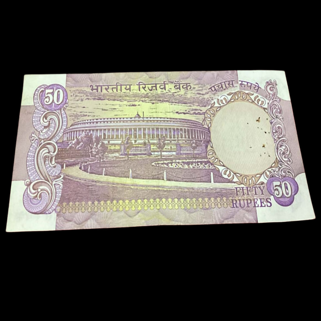 Buy Rs 50 old Parliamentary issue without flag 2BB 260286 KR Puri - Collection Bazzar