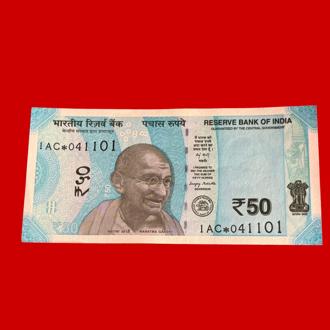 Rs 50 Star Birthday & Anniversary 041101 - 4 Nov 2001 Collectible - Collection Bazzar