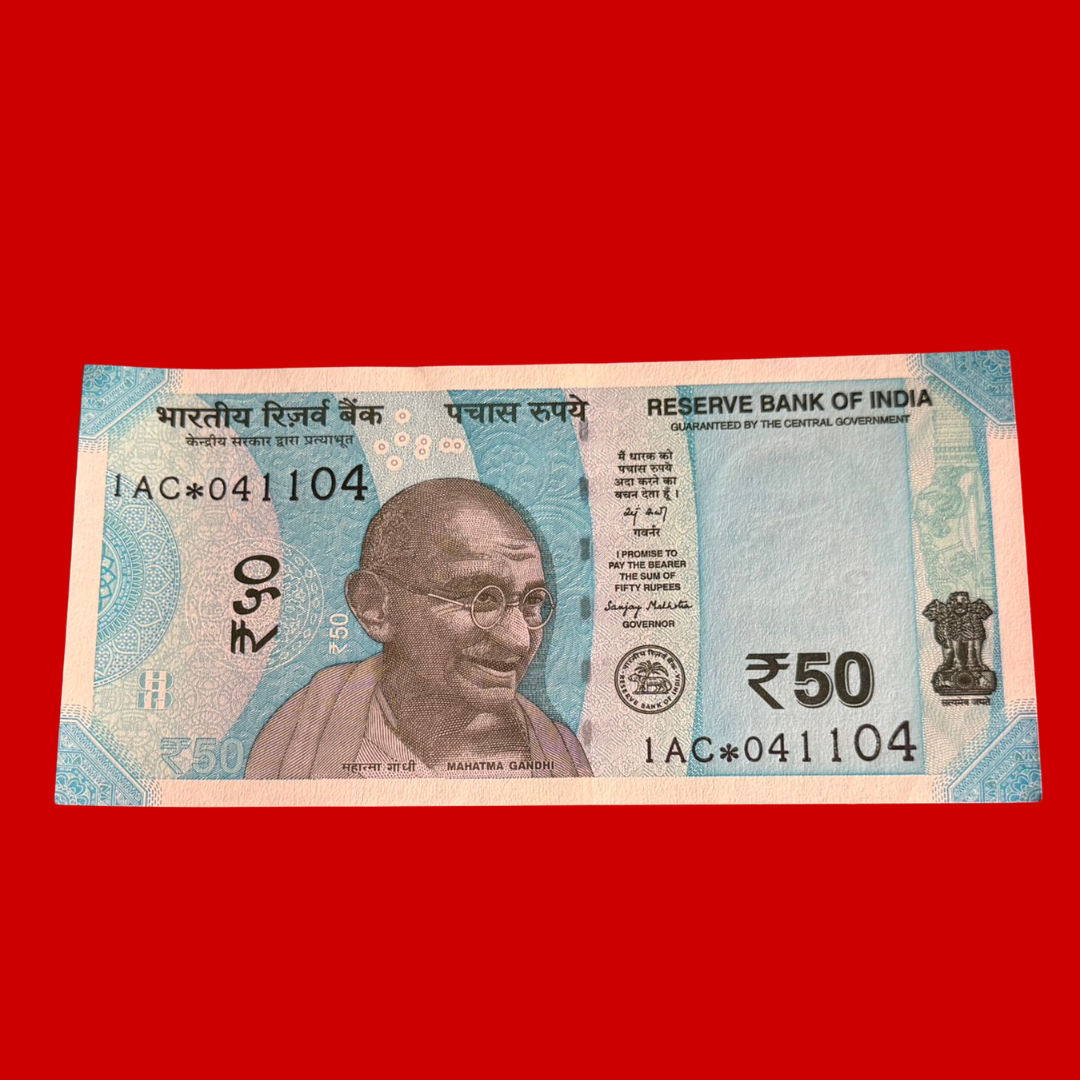 Rs 50 Star Birthday & Anniversary 041104 - 4 Nov 2004 Collectible - Collection Bazzar
