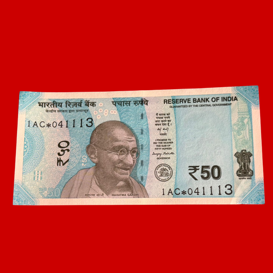Rs 50 Star Birthday & Anniversary 041113 - 4 Nov 2013 Collectible - Collection Bazzar
