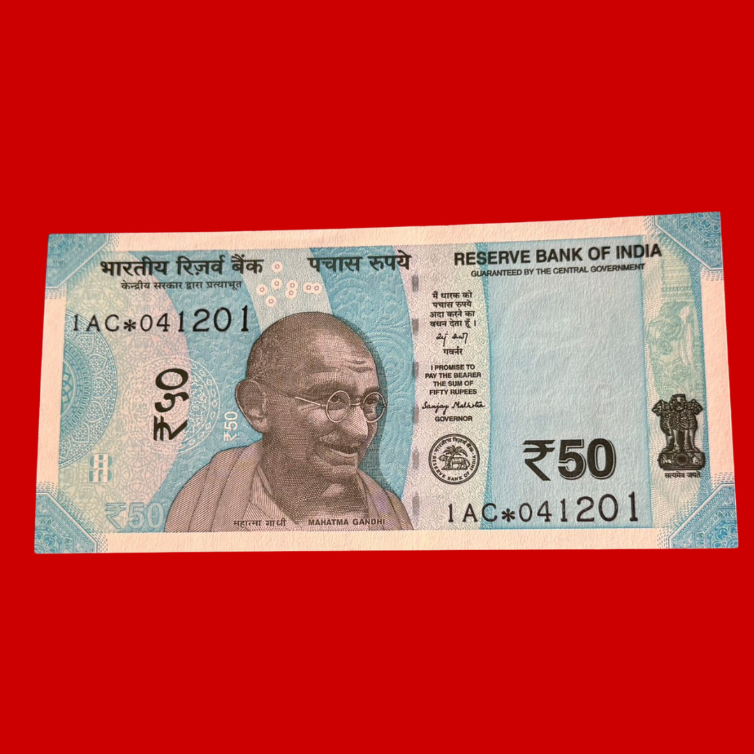 Rs 50 Star Birthday & Anniversary 041201 - 4 Dec 2001 Collectible - Collection Bazzar